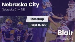 Matchup: Nebraska City High vs. Blair  2017