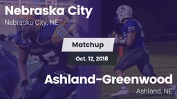 Matchup: Nebraska City High vs. Ashland-Greenwood  2018