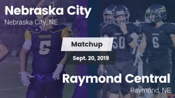 Matchup: Nebraska City High vs. Raymond Central  2019