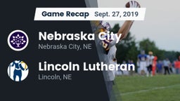 Recap: Nebraska City  vs. Lincoln Lutheran  2019