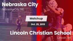Matchup: Nebraska City High vs. Lincoln Christian School 2019