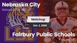 Matchup: Nebraska City High vs. Fairbury Public Schools 2020