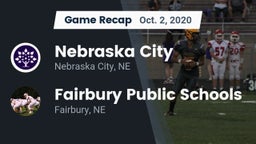 Recap: Nebraska City  vs. Fairbury Public Schools 2020