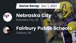Recap: Nebraska City  vs. Fairbury Public Schools 2021