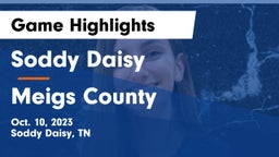Soddy Daisy  vs Meigs County  Game Highlights - Oct. 10, 2023