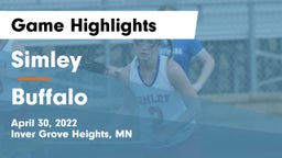 Simley  vs Buffalo  Game Highlights - April 30, 2022