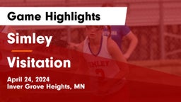 Simley  vs Visitation  Game Highlights - April 24, 2024