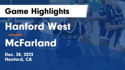 Hanford West  vs McFarland  Game Highlights - Dec. 28, 2023