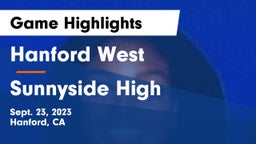 Hanford West  vs Sunnyside High Game Highlights - Sept. 23, 2023