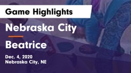 Nebraska City  vs Beatrice  Game Highlights - Dec. 4, 2020