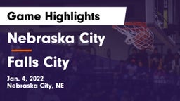 Nebraska City  vs Falls City  Game Highlights - Jan. 4, 2022