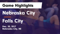 Nebraska City  vs Falls City  Game Highlights - Dec. 20, 2017