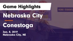 Nebraska City  vs Conestoga  Game Highlights - Jan. 8, 2019