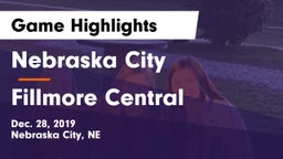 Nebraska City  vs Fillmore Central  Game Highlights - Dec. 28, 2019