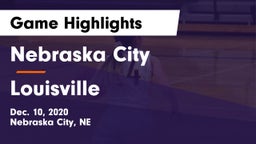 Nebraska City  vs Louisville  Game Highlights - Dec. 10, 2020