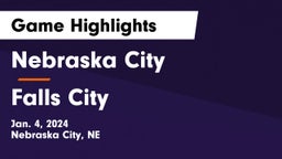 Nebraska City  vs Falls City  Game Highlights - Jan. 4, 2024