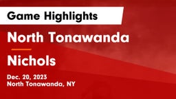 North Tonawanda  vs Nichols  Game Highlights - Dec. 20, 2023