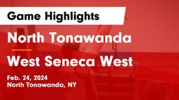 North Tonawanda  vs West Seneca West  Game Highlights - Feb. 24, 2024