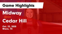 Midway  vs Cedar Hill  Game Highlights - Oct. 23, 2020