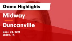 Midway  vs Duncanville  Game Highlights - Sept. 24, 2021