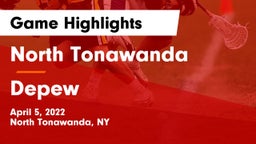 North Tonawanda  vs Depew  Game Highlights - April 5, 2022