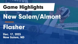 New Salem/Almont vs Flasher  Game Highlights - Dec. 17, 2023
