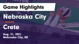 Nebraska City  vs Crete  Game Highlights - Aug. 31, 2021