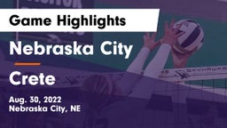 Nebraska City  vs Crete  Game Highlights - Aug. 30, 2022