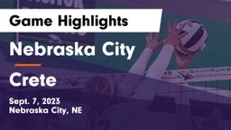 Nebraska City  vs Crete  Game Highlights - Sept. 7, 2023