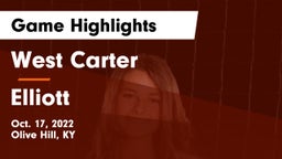 West Carter  vs Elliott  Game Highlights - Oct. 17, 2022