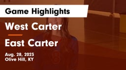 West Carter  vs East Carter  Game Highlights - Aug. 28, 2023