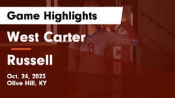 West Carter  vs Russell  Game Highlights - Oct. 24, 2023