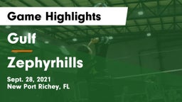 Gulf  vs Zephyrhills  Game Highlights - Sept. 28, 2021