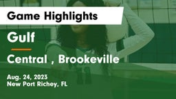 Gulf  vs Central , Brookeville Game Highlights - Aug. 24, 2023