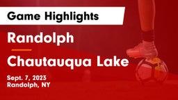 Randolph  vs Chautauqua Lake  Game Highlights - Sept. 7, 2023