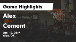 Alex  vs Cement   Game Highlights - Jan. 10, 2019
