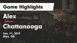 Alex  vs Chattanooga  Game Highlights - Jan. 11, 2019