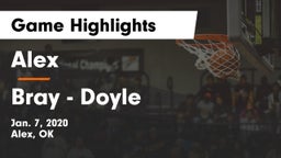 Alex  vs Bray - Doyle Game Highlights - Jan. 7, 2020