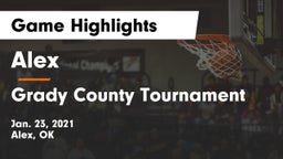 Alex  vs Grady County Tournament Game Highlights - Jan. 23, 2021