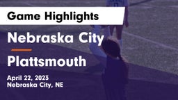 Nebraska City  vs Plattsmouth  Game Highlights - April 22, 2023