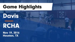 Davis  vs RCHA Game Highlights - Nov 19, 2016