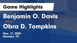 Benjamin O. Davis  vs Obra D. Tompkins  Game Highlights - Nov. 17, 2020