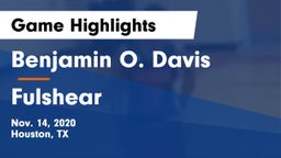 Benjamin O. Davis  vs Fulshear  Game Highlights - Nov. 14, 2020