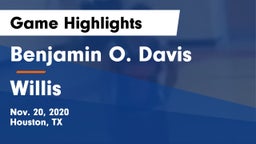 Benjamin O. Davis  vs Willis  Game Highlights - Nov. 20, 2020