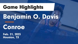 Benjamin O. Davis  vs Conroe  Game Highlights - Feb. 21, 2023