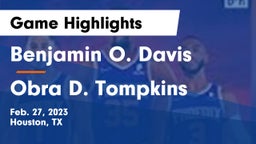 Benjamin O. Davis  vs Obra D. Tompkins  Game Highlights - Feb. 27, 2023