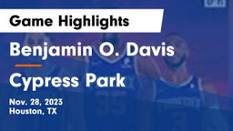 Benjamin O. Davis  vs Cypress Park   Game Highlights - Nov. 28, 2023