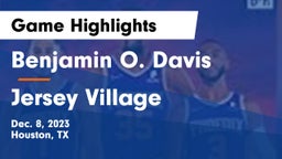 Benjamin O. Davis  vs Jersey Village  Game Highlights - Dec. 8, 2023