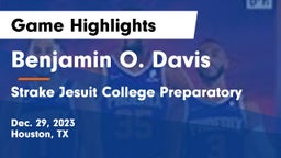 Benjamin O. Davis  vs Strake Jesuit College Preparatory Game Highlights - Dec. 29, 2023