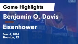 Benjamin O. Davis  vs Eisenhower  Game Highlights - Jan. 6, 2024